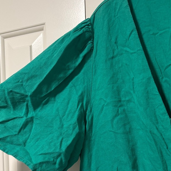 Green Button-Down midi Dress - Picture 6 of 9